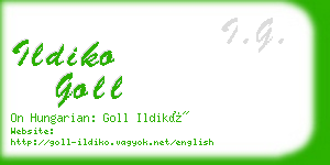 ildiko goll business card